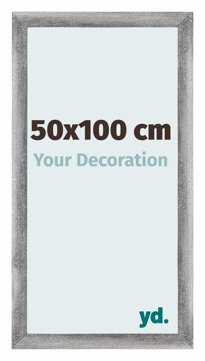 Your Decoration - Fotolijst 50x100 cm - MDF - Grijs Geveegd - Mura