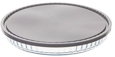 Omgoods - Glazen Taartplaat met Deksel 27 cm