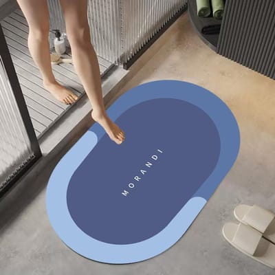Diatomeeënaarde Mat Eenvoudig Toilet Toilet Sneldrogend Absorberend Voetmat Thuis Badkamer Antislip Mat 40 * 60cm