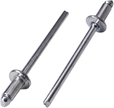 500 stuks verzinkte stalen blindklinknagels 30x6mm met koepelkop