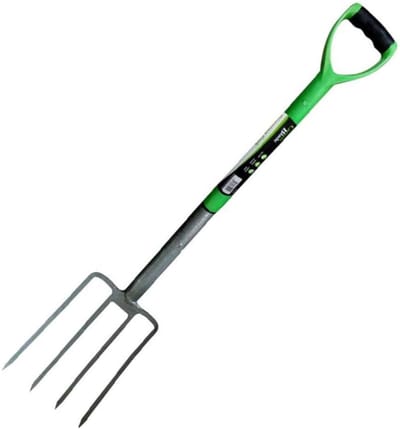 DYNA® Woelvork - Tuinwoeler - Spitvork - Groen - 10cm × 14cm × 97cm