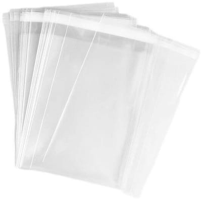 Dailygoods- Verpakking Zakken 100 Stuks - Heldere Cellofaan Zakken - Zelfklevende Afdichtende Zakken - 9x12 Inch - Dikte 1,2 mm - Transparant PP/OPP