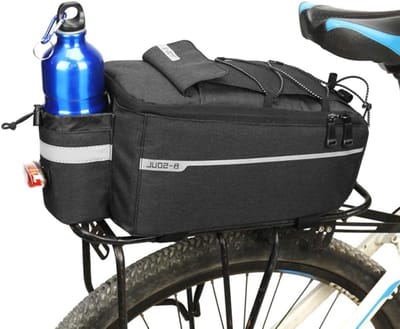Fiets Bagagedrager Tas - Fietstas Achterbank - Spullen Vervoeren - Geïsoleerde Voering - 8 Liter - Zwart