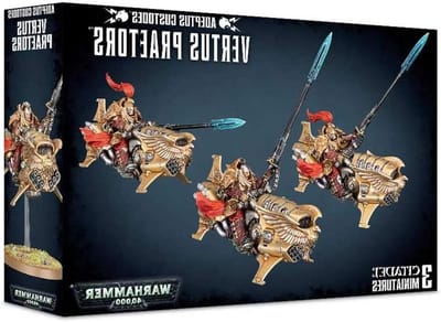 Vertus Praetors - Jet Bikes - Miniatuur Gevecht - Lichtaanval Troepen - 3 stuks - Kunststof
