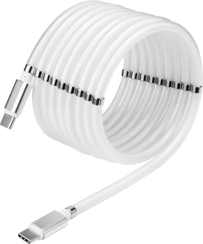 Renkforce USB-kabel USB 2.0 USB-C stekker, USB-C stekker 2.00 m Wit Vergulde steekcontacten TO-6886785