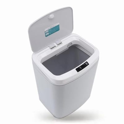 Slimme prullenbak met Sensor en Nachtlampje - 16L Waterdichte Afvalbak voor Huishoudelijk Gebruik