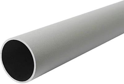 Aluminium Ronde Buis - Metaalprofiel - Frame Constructie - Wit Geanodiseerd - 43mm x 2mm x 2.6m - Wit
