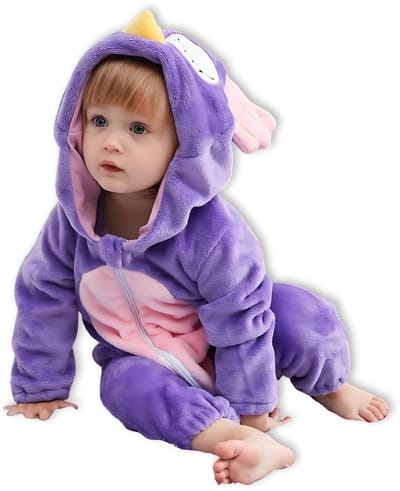 Uil Baby Dieren romper Verkleedpak – Peuter CarnavalKostuum – Onesie Kinderen 6 maanden tot 2 jaar – Flanel – Voor Kerstmis, Sinterklaas Cadeau – Jongen & Meisjes - Jumpsuit – Pyjama of Boxpak – Kruippak – Perfect kraamCadeau