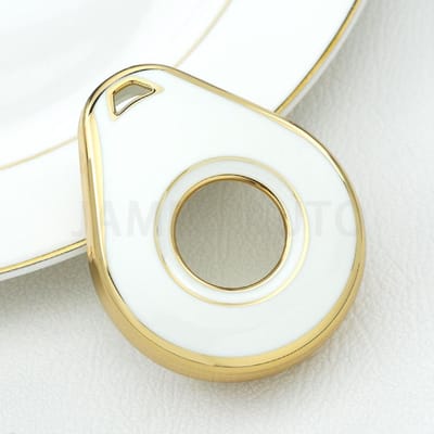 Étui pour clé de voiture Porte-clés Pour Harley Davidson Softail Sportster Vrsc Touring X48 883 1200 Street Glide Housse de protection pour clé de moto beige