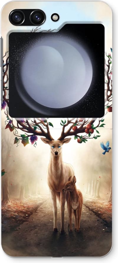 Case Company® - Hoesje geschikt voor Samsung Galaxy Z Flip5 hoesje - Seasons Change - Soft Cover Telefoonhoesje - Bescherming aan alle Kanten en Schermrand