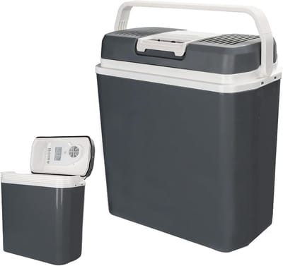 Koelbox Thermo-elektrisch - Mini Koelkast - Dranken Koelen - Verwarmt en Koelt - 24 Liter - Zwart