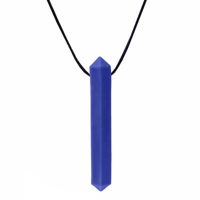 ARK Therapeutic bijtketting kauwsieraad donkerblauw voor kinderen.