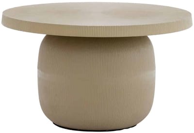 Light & Living Salontafel Tigran - Bruin - Ø59cm - Modern