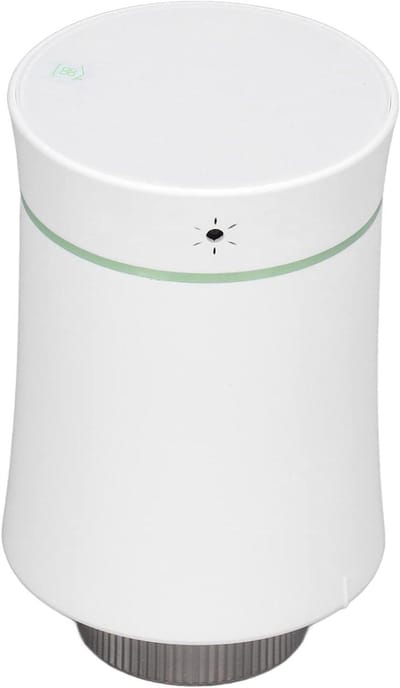 Slimme Radiatorthermostaat - Radiatorkraan Thermostaat - Energie Besparen - App Bediening - Universeel - Wit