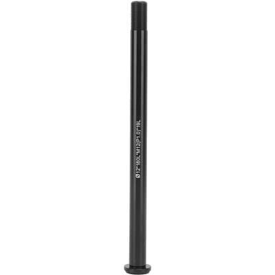 Fiets Steekas Aluminiumlegering Holle Voornaaf Steekbuis Lichtgewicht Fietsonderdelen voor Racefietsen Offroadfietsen 12*180L*M12(P1.0)*19L black