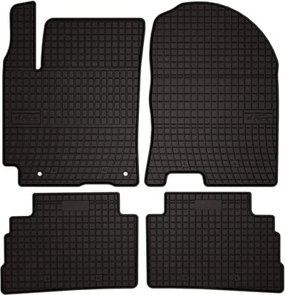 Wielganizator SolidPRO Serie - Auto Rubbermatten - Hyundai Kona I - Zwart - Perfect Lasvorm