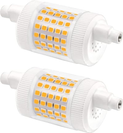 2x Dimmer R7S LED Lamp 78mm 15W Vervangt 120W Halogeen, Warm Wit 3000K, 1500LM, Keramiek