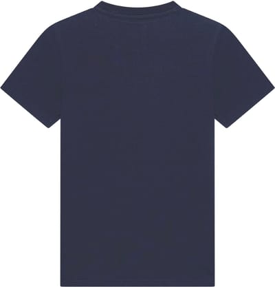 Nederlands Elftal Logo T-Shirt Kinderen - Maat 116 - Navy - Jongens & Meisjes - KNVB - Fankleding - Voetbal - Officiële Merchandise - Donkerblauw