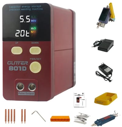 Milova Puntlasmachine - Batterijlasser - Puntlasser - Nikkel - Messing - Koper - Voetbediening - Gereedschap - Klussen