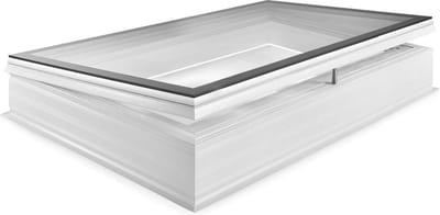 Skylux platdakvenster iWindow2 complete set - opengaande uitvoering met pvc-opstand 20/00 EP 1000 x 1600 mm