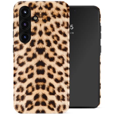 Selencia Hoesje - Geschikt voor Samsung Galaxy S25 - Backcover met Magnetische Ring - Wild Leo