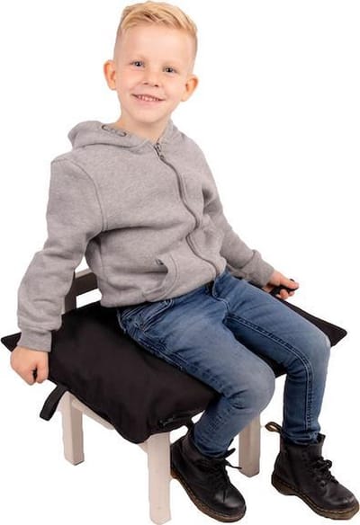 Belieff® Rolstoel elektrische heating kinderen – zwart – batterij – voor jongens en meisjes - 100% polyester – 52 cm