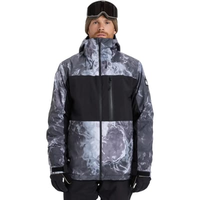 Quiksilver Sycamore Printed Jas Grijs L Man