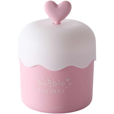 Machine à mousse nettoyante pour le visage, outil de nettoyage moussant Portable, Simple, douche, bain, shampoing, fabricant de bulles pour outil de nettoyage du visage, réutilisable rose