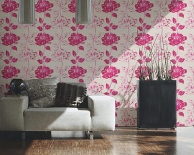 ROSE BLOEMEN BEHANG VINYL 958813
