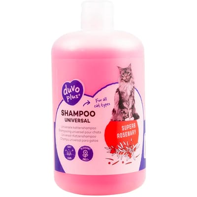 Duvoplus - Dieren Vachtverzorgingsmiddel - Kat - Katten Shampoo Rozemarijn Geur 250ml - 1st