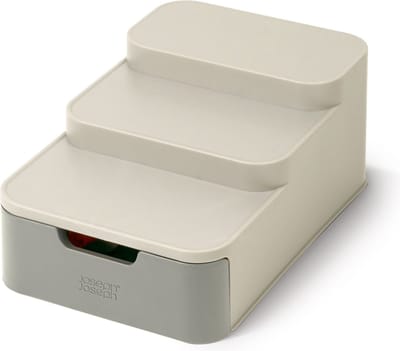 Joseph Joseph Duo Keukenkastorganizer - Compact - Polypropyleen - Grijs