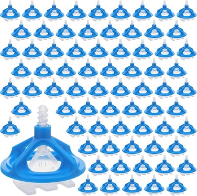 MK Stoer -Tegelafstandhouders - Tegelnivelleringssysteem - Vloertegel - Tegelinstallatiegereedschap - 2 mm afstand - Tegelbestrating - 600 stuks - Geschikt voor vloertegels - Blauwe dop - 400 + 200 stuks