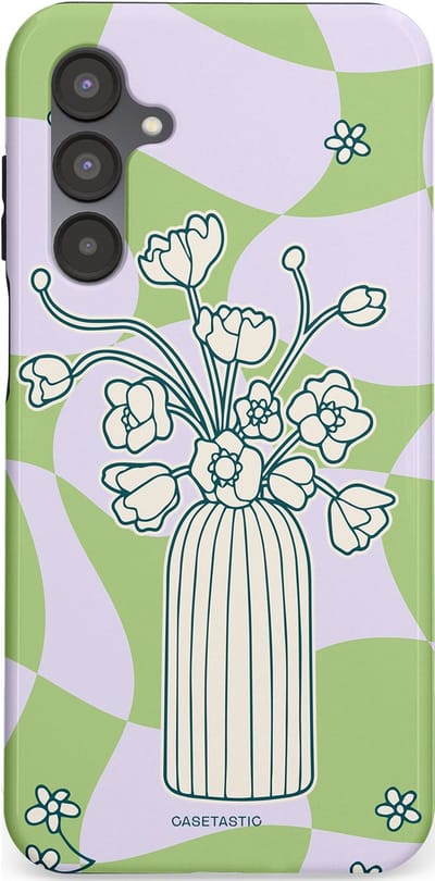 Casetastic Hoesje Geschikt voor Samsung A16 - Stijlvolle Beschermende Duo-layer Case - Bosje vol groen