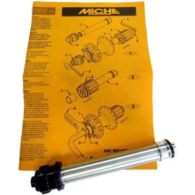 Conversieset voor vergrendelen achter naven Miche DX Center Lock