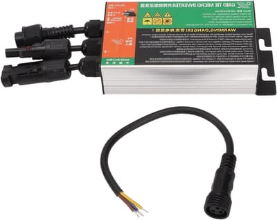 Zonne-omvormer - Energie omvormer - Zonne-energie opwekken - MPPT functionaliteit - Tot 1.6 KW - Zilver