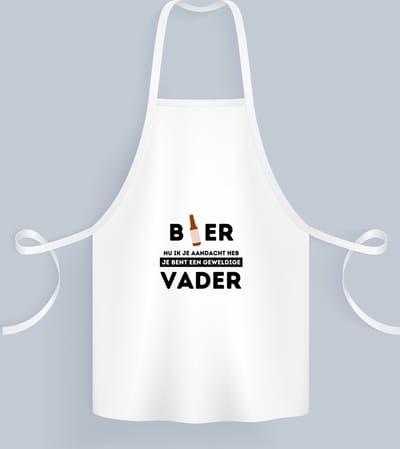 Akyol - bier, nu ik je aandacht heb je bent een geweldige vader Keukenschort - Papa - de beste vader - vader cadeautjes - vaderdag - verjaardagscadeau - verjaardag - cadeau - geschenk - kado - gift - vader artikelen - 82 bij 71 cm