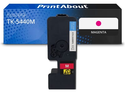 PrintAbout huismerk Toner TK-5440M Magenta Hoge capaciteit Geschikt voor Kyocera