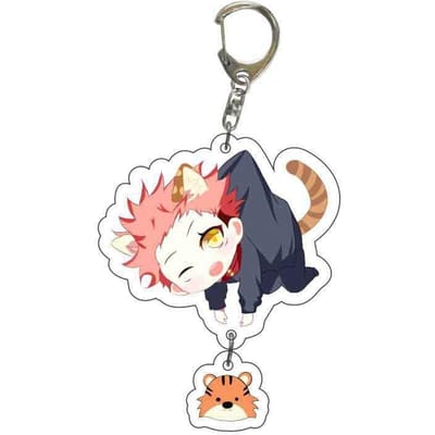 Jujutsu Kaisen Anime Sleutelhanger Satoru Gojo Yuji Itadori Megumi Fushiguro Nobara Kugisaki Rugzak Hoge Kwaliteit Cadeau Hanger Cosplay 55mm
