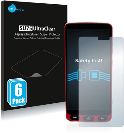 Savvies - Screenprotector voor Olympia Neo Smartphone - Folie Beschermfolie transparant 6 Stuks