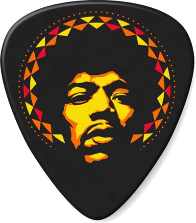 Jim Dunlop Jimi Hendrix Aura - Plectrums - Heavy - Player's Pack 6 Stuks
