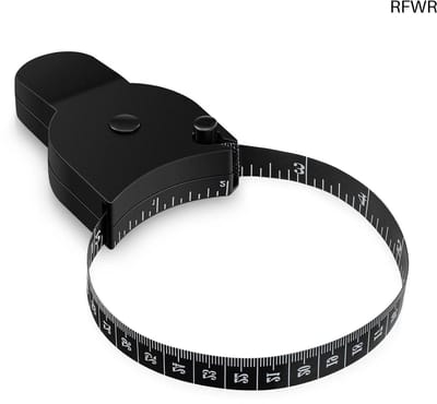 RFWR® Retracteerbaar Meetlint voor Nauwkeurige Lichaamsmetingen – Perfect voor Taille, Borst, Heupen, Armen en Dijbenen