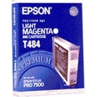Epson T484 inktcartridge licht magenta (origineel)
