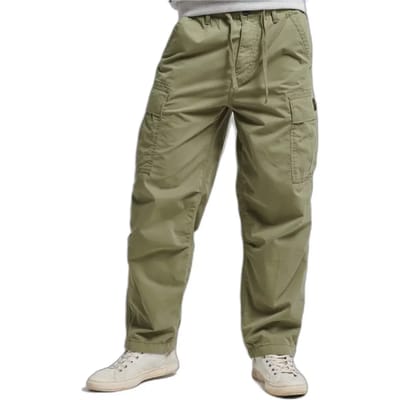 Superdry - Vintage Parachute cargobroek van biologisch katoen - Heren - Broeken