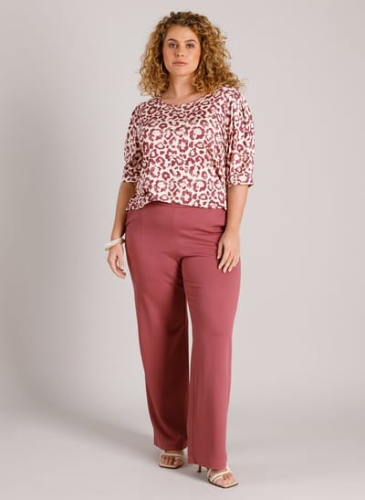 YEST CURVE Nadeche Essential Bottoms - Plum - maat WX-0(44) / L32