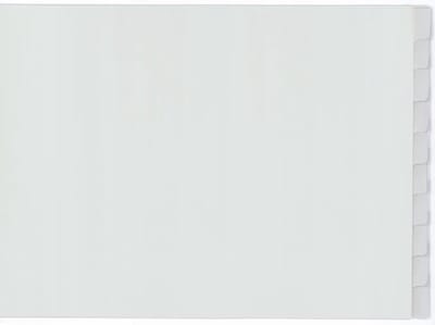 Kangaro tabbladen - A3 extra breed - 10-delig met venster - PP 120 micron - grijs - 4-gaats