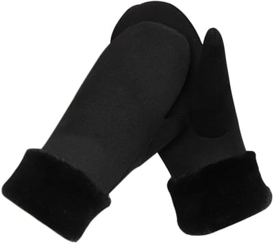 Dailygoods- Vingerloze Wanten - Waterdicht - Winterhandschoenen Heren - Winterhandschoenen Dames - Zachte Suède - Winddicht