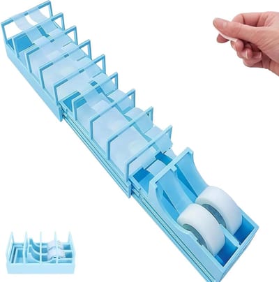 Handige tape dispenser voor snel inpakken en schrijven op cadeaus zonder plakbandgebruik