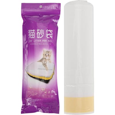 Doublures de litière pour chat épaississant cordon doublures de casserole pour animaux de compagnie hygiéniques durables fournitures de nettoyage pour animaux de compagnie Type 1 white