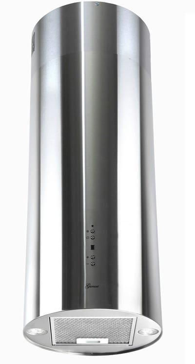 GURARI wandbovendeel GCH V 380 36 IS PRIME+Slang, Afzuigkap 36 cm, roestvrij staal, 1000m³/h