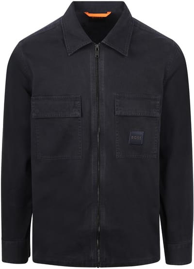 BOSS Overshirt Lovel Donkerblauw (navy) - Maat M - Heren